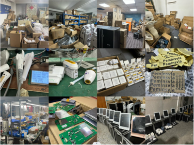 毫無資質的黑作坊生產出大量假冒半島超聲炮!銷量巨大!